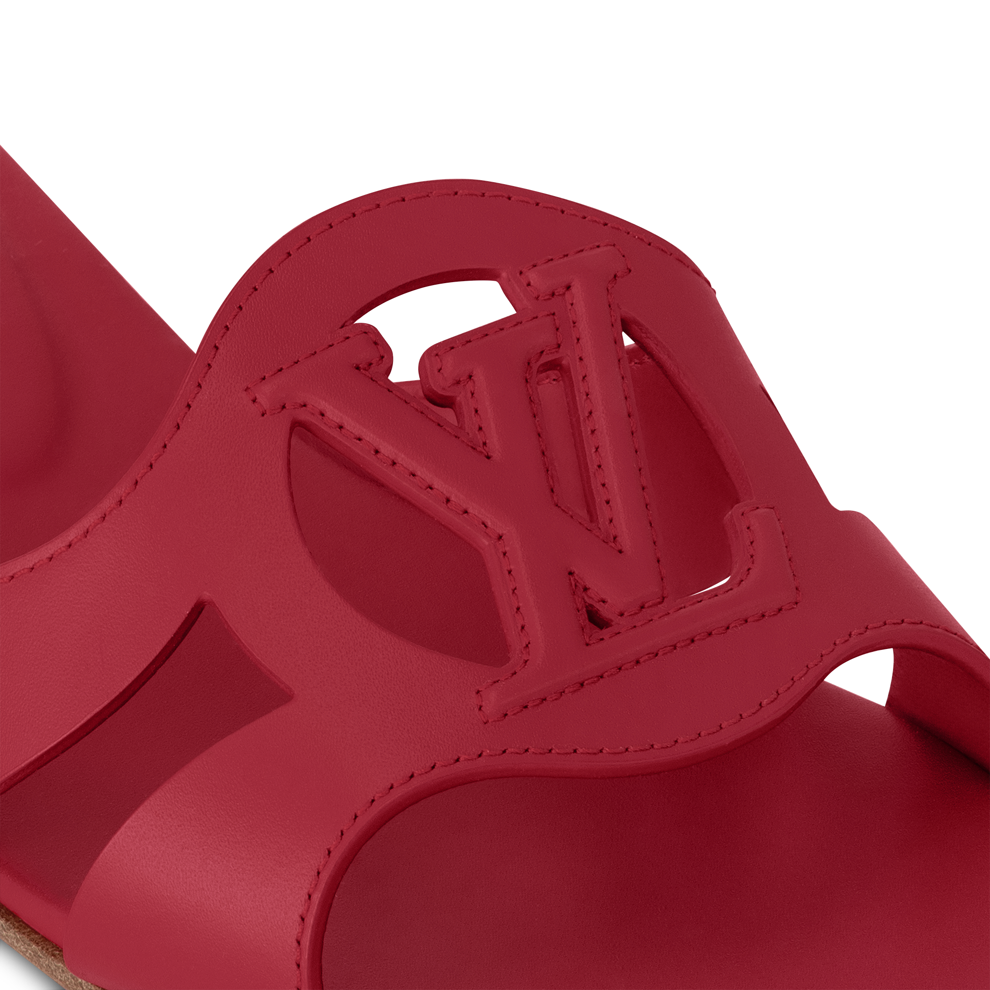 Louis vuitton 2025 red slides